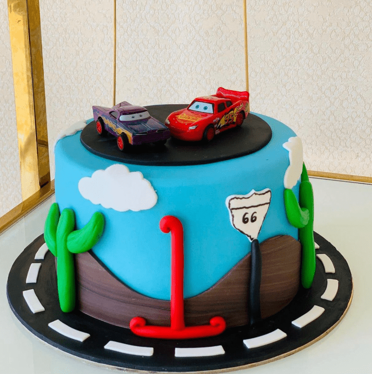 Disney's Cars Themed Cake - Lou Lou Girls